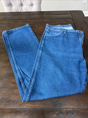 Wrangler Men’s Blue Relaxed Fit Jeans